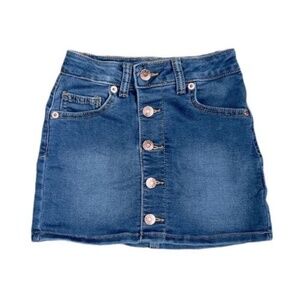 Cat & Jack Girls Ultimate Stretch Denim Jean Skirt – Size XS (4/5)